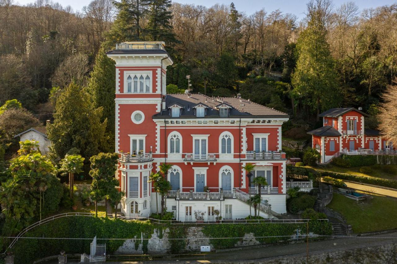 Villa Niobe - Exclusive Lakefront Apartment With Private Beach Stresa Exterior foto