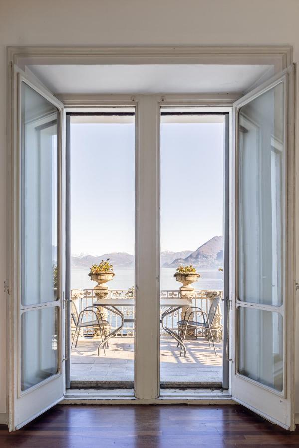 Villa Niobe - Exclusive Lakefront Apartment With Private Beach Stresa Exterior foto