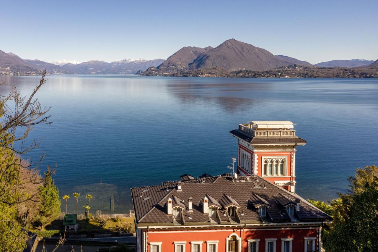 Villa Niobe - Exclusive Lakefront Apartment With Private Beach Stresa Exterior foto